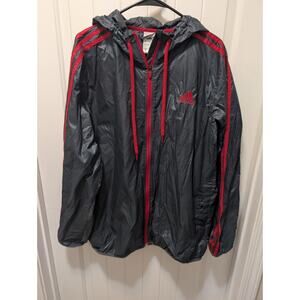 ADIDAS Ultimate 1/4 Zip Windbreaker Running Sweat Tracksuit Jacket Hooded Mens L
